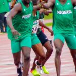 [FILE] Nigerian athletes during a track event. The AIU is demanding answers from the AFN over age discrepancies in four Nigerian athletes set to compete in the World U20 Championships.