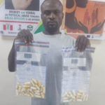 India-bound drug trafficker, Freeman Ogbonna. Photo Credit: NDLEA